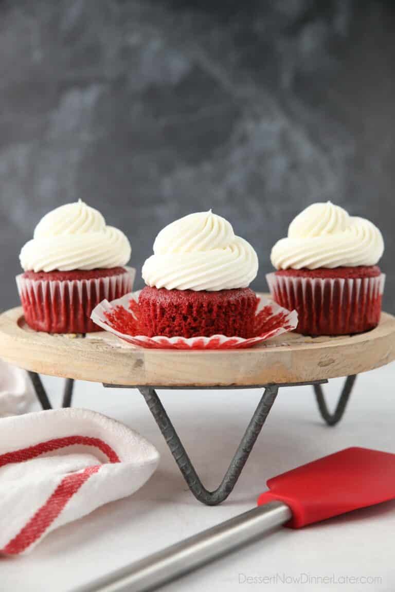 Red Velvet Cupcakes Recipe Dessert Now Dinner Later