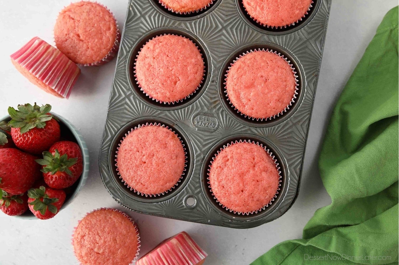 Strawberry Cupcakes Recipe Video Dessert Now Dinner Later