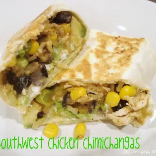 Southwest Chicken Chimichangas