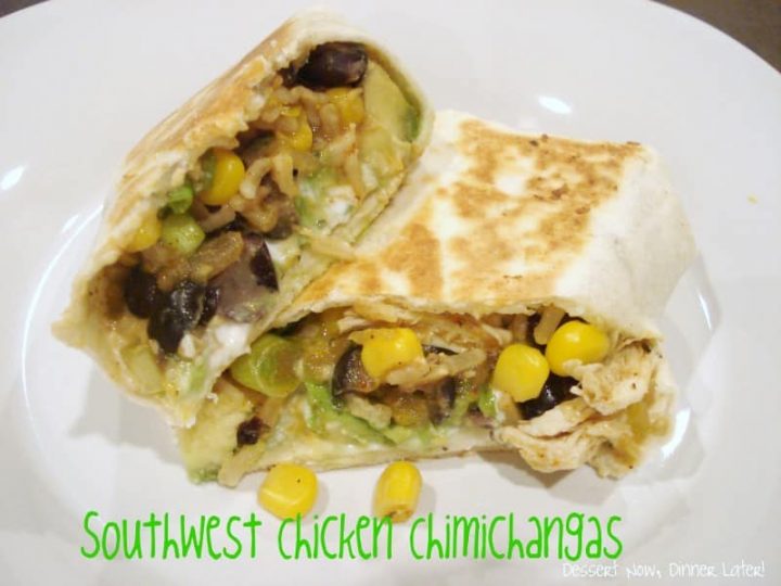 Crunchy Southwestern Chicken Wrap - Dinners, Dishes, and Desserts