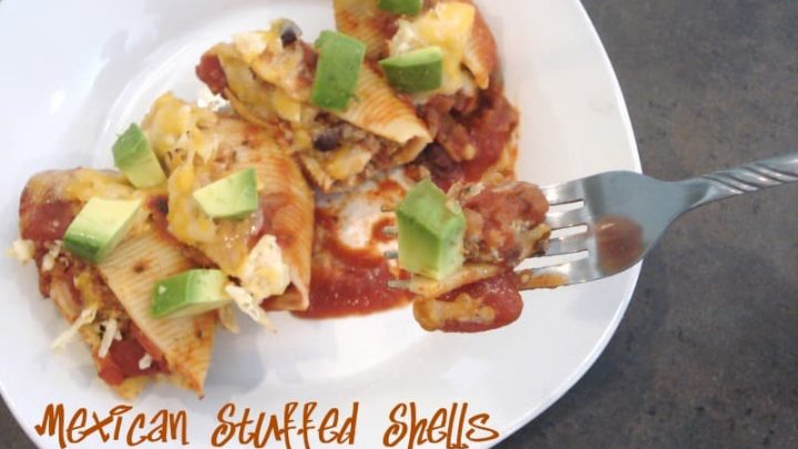 Mexican Stuffed Shells - Dinner at the Zoo