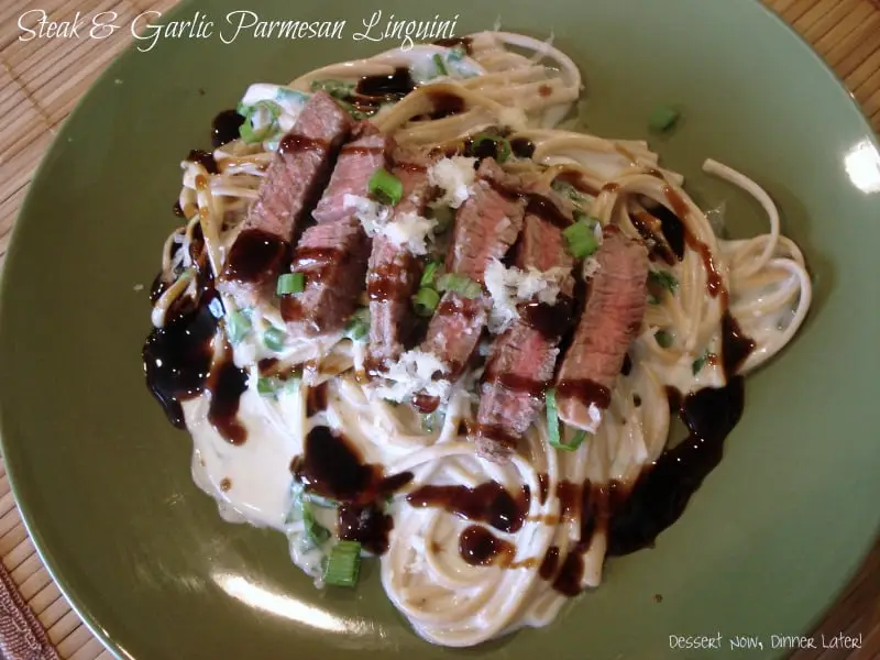 Steak & Garlic Parmesan Linguini