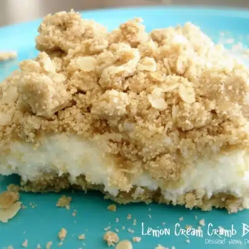 Lemon Cream Crumb Bars