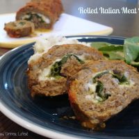 Rolled Italian Meat Loaf