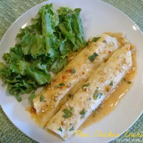 Thai Chicken Enchiladas