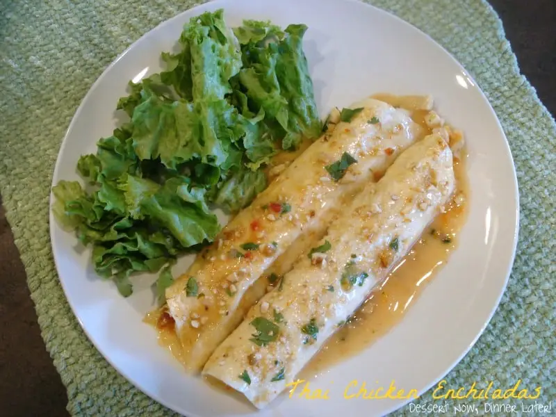 Thai Chicken Enchiladas