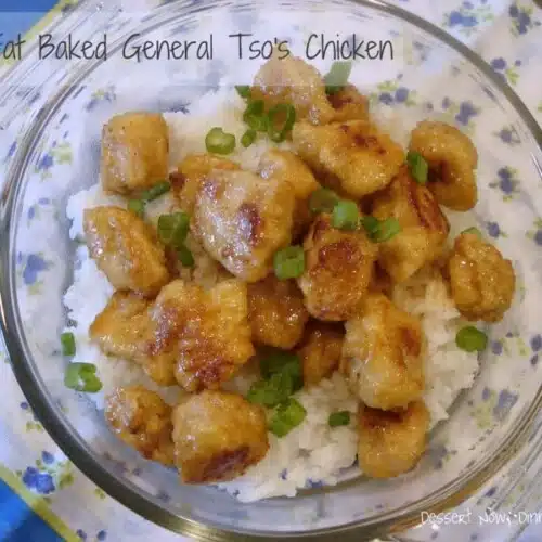 Low-Fat Baked General Tso's Chicken