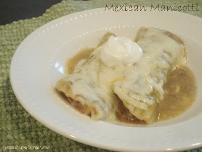 Mexican Manicotti