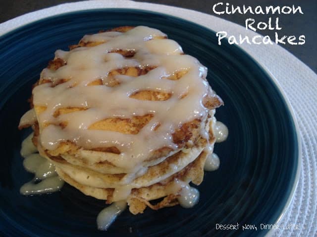 Cinnamon Roll Pancakes