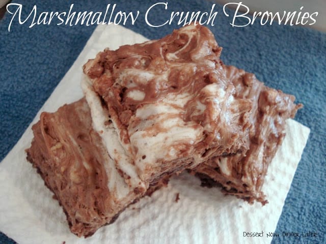 Marshmallow Crunch Brownies