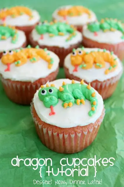 Dragon Cupcakes Tutorial