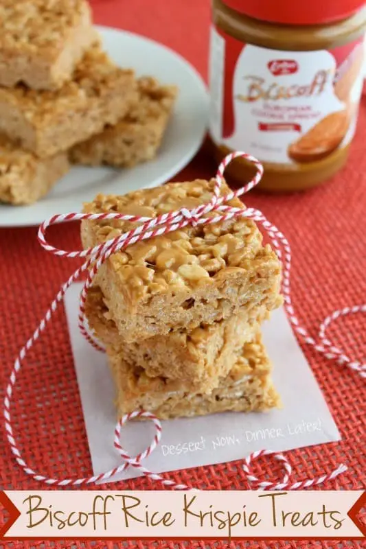 Biscoff Rice Krispie Treats