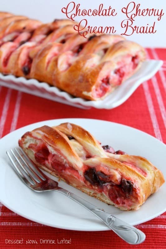 Chocolate Cherry Cream Braid