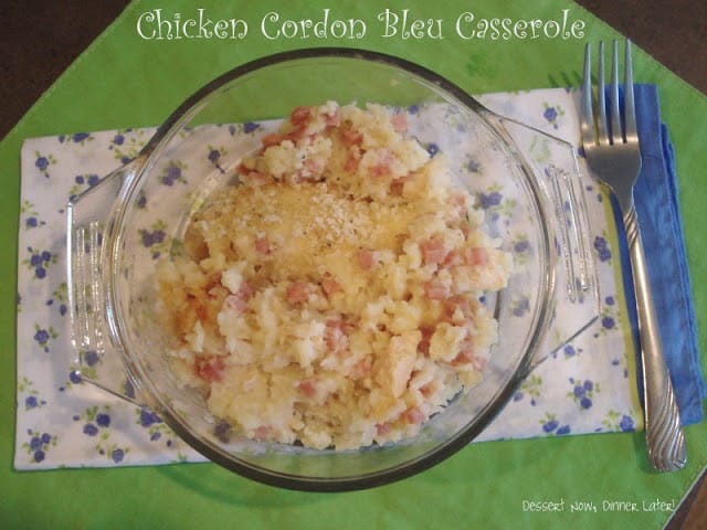 Chicken Cordon Bleu Casserole