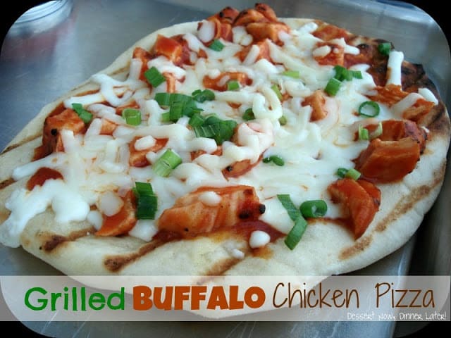 Grilled Buffalo Chicken Pizza