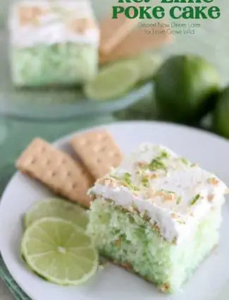 Key Lime Poke Cake