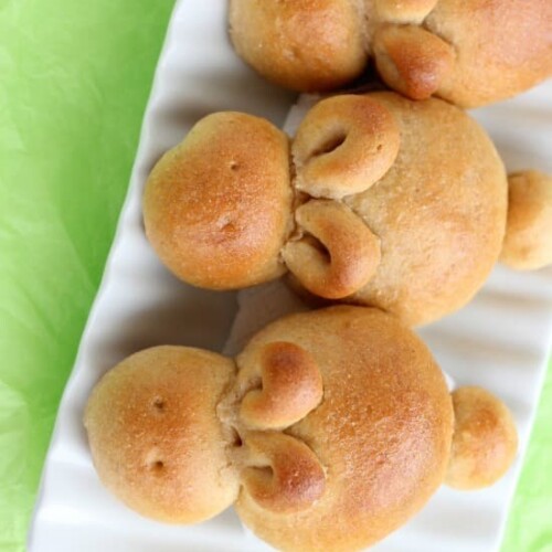 Whole Wheat Easter Bunny Rolls