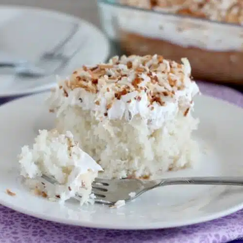 Coconut Cream Poke Cake