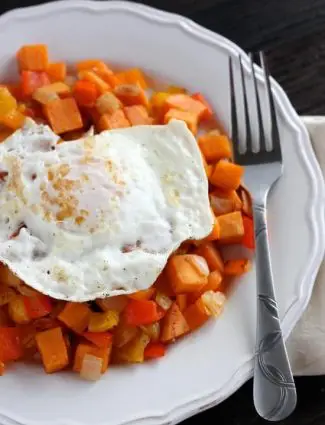 Sweet Potato Hash from DessertNowDinnerLater.com