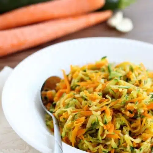 Zucchini and Carrot Hash