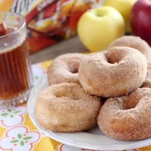 Only 3 ingredients and you can have delicious, fall inspired, Apple Cider Donuts! From DessertNowDinnerLater.com