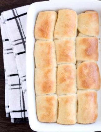 These Parker House Dinner Rolls are easy enough for beginners! With step-by-step photos, you will see just how simple it is to create these soft, buttery dinner rolls! From DessertNowDinnerLater.com