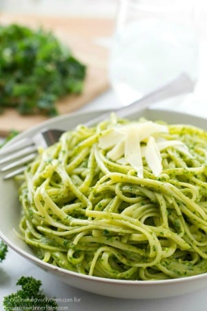 Creamy Pesto Alfredo Fettuccine