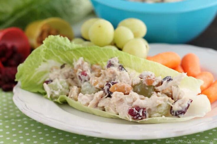 Light Chicken Salad | Dessert Now Dinner Later