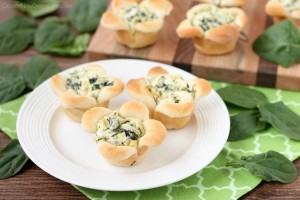 Blooming Spinach Artichoke Cups | Dessert Now Dinner Later