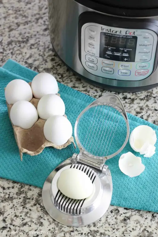 Stackable Egg Steamer Rack for the Instant Pot with easy egg peel trick 