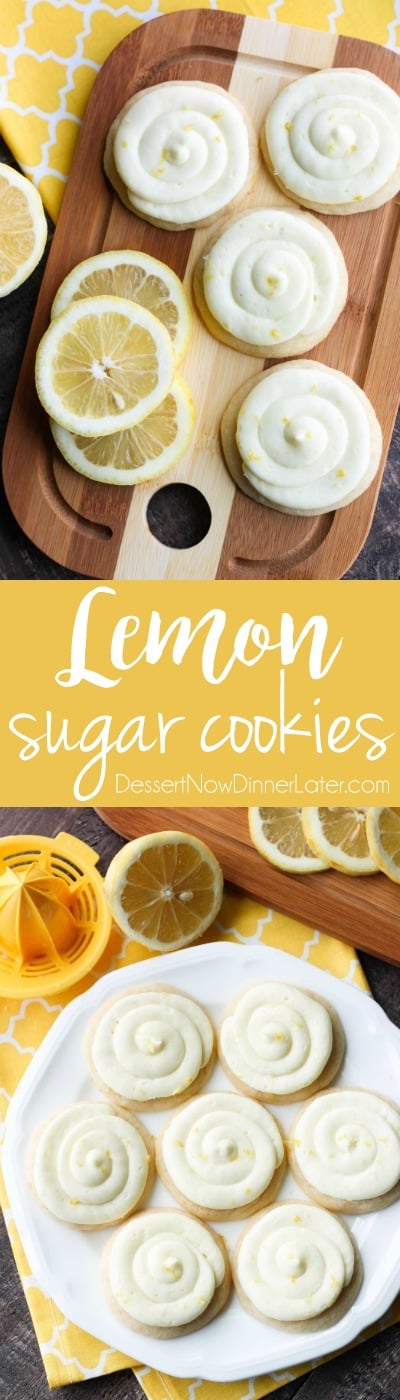 Lemon Sugar Cookies | Dessert Now Dinner Later