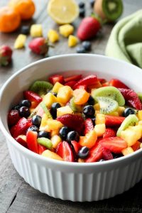 Fruit Salad with Honey Orange Glaze | Dessert Now Dinner Later