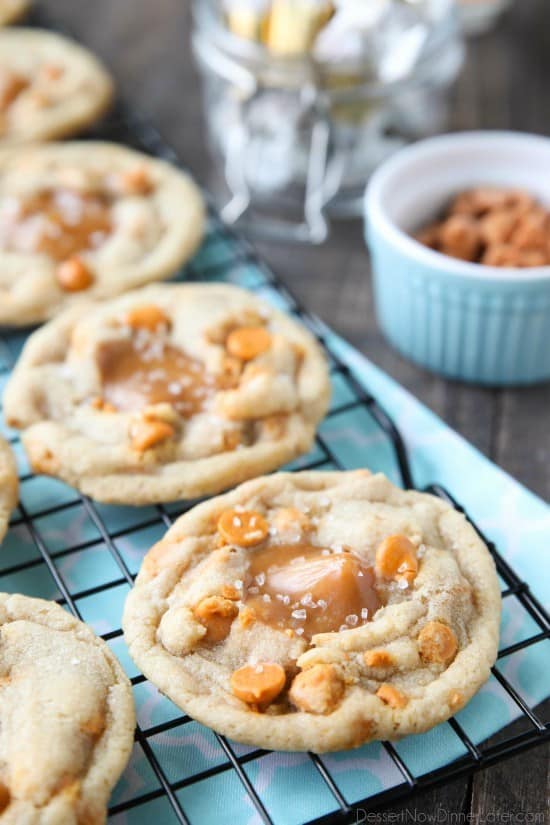 Loaded Salted Caramel Soft Batch Cookies Recipe - The Cookie Rookie®