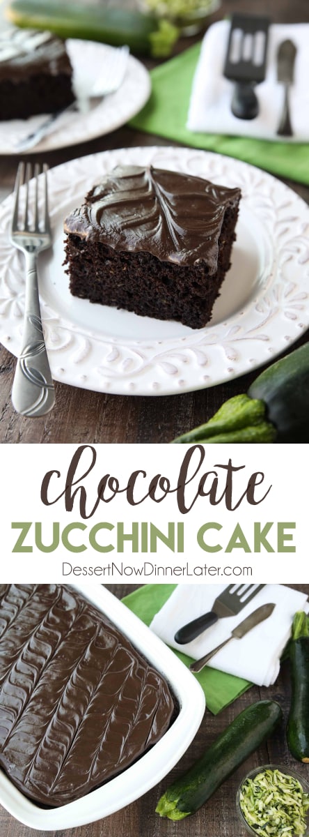 Chocolate Zucchini Cake | Dessert Now Dinner Later