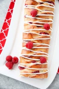 Raspberry Breakfast Braid | Dessert Now Dinner Later