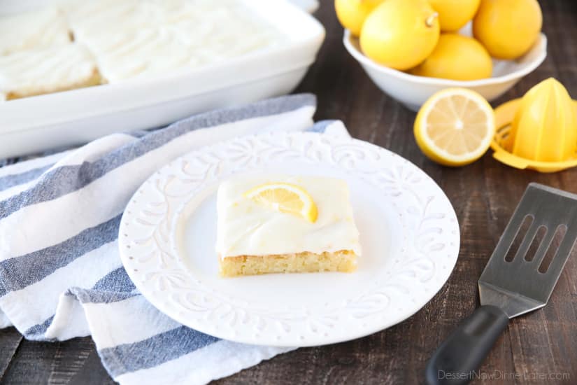 Blonde Lemon Brownies 