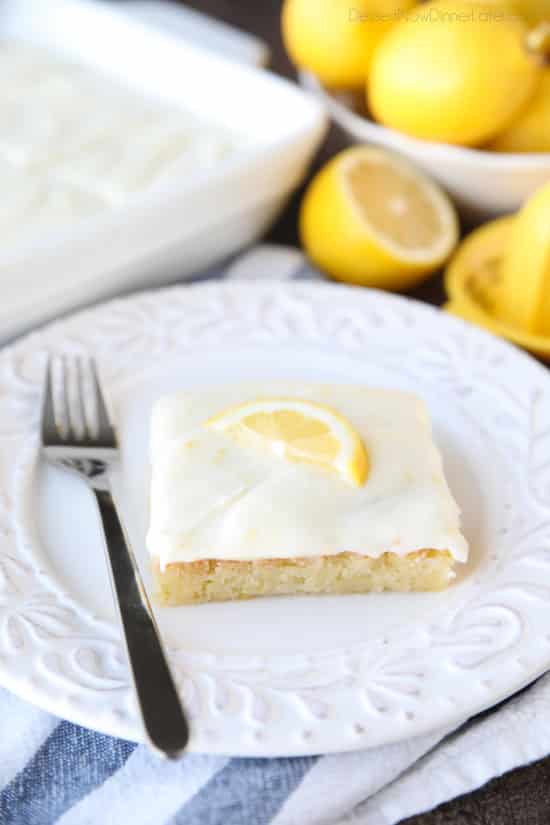 Blonde Lemon Brownies | Dessert Now Dinner Later