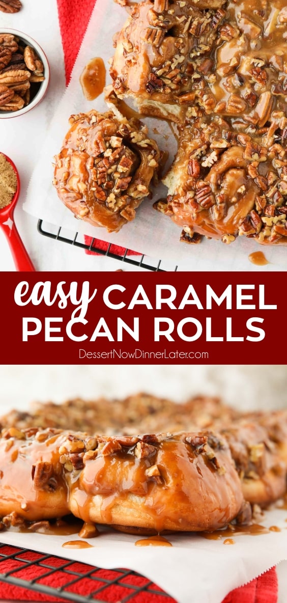 Easy Caramel Pecan Rolls Video Aka Sticky Buns Dessert Now Dinner Later 