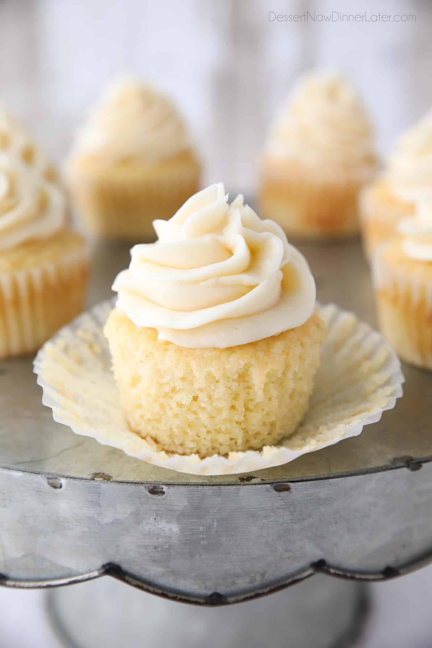 Vanilla Cupcakes (that actually stay moist) | RecipeTin Eats