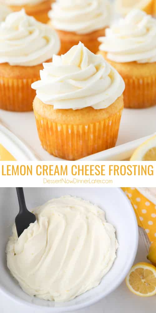 Lemon Cream Cheese Frosting | Dessert Now Dinner Later