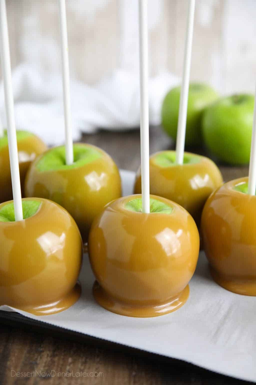 Homemade Caramel Apples Dessert Now Dinner Later