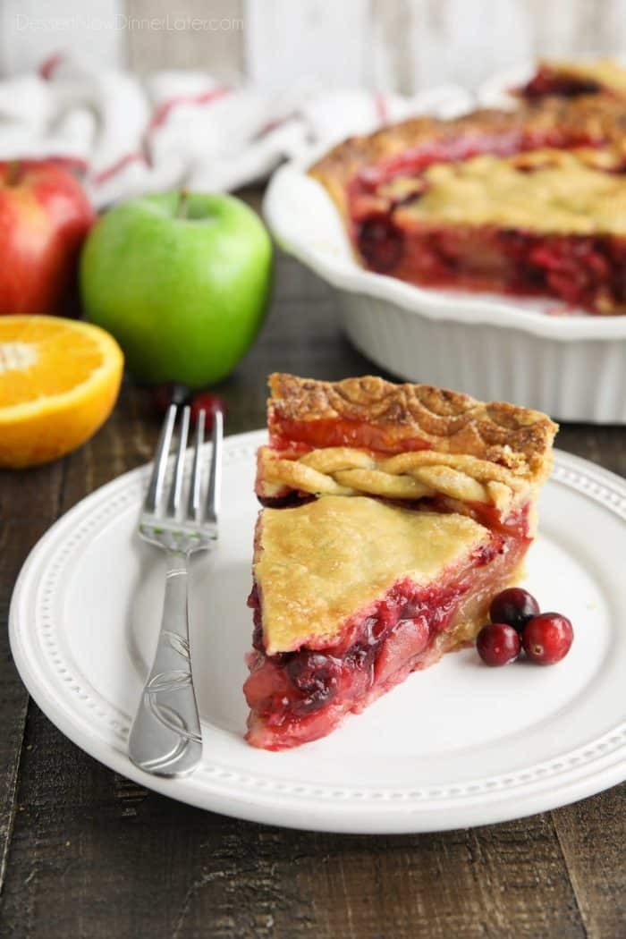 Cranberry Apple Pie (tastes like wassail) | Dessert Now, Dinner Later!
