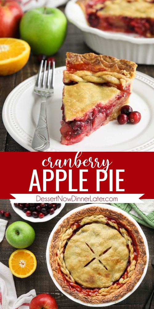 Cranberry Apple Pie (tastes like wassail) | Dessert Now Dinner Later