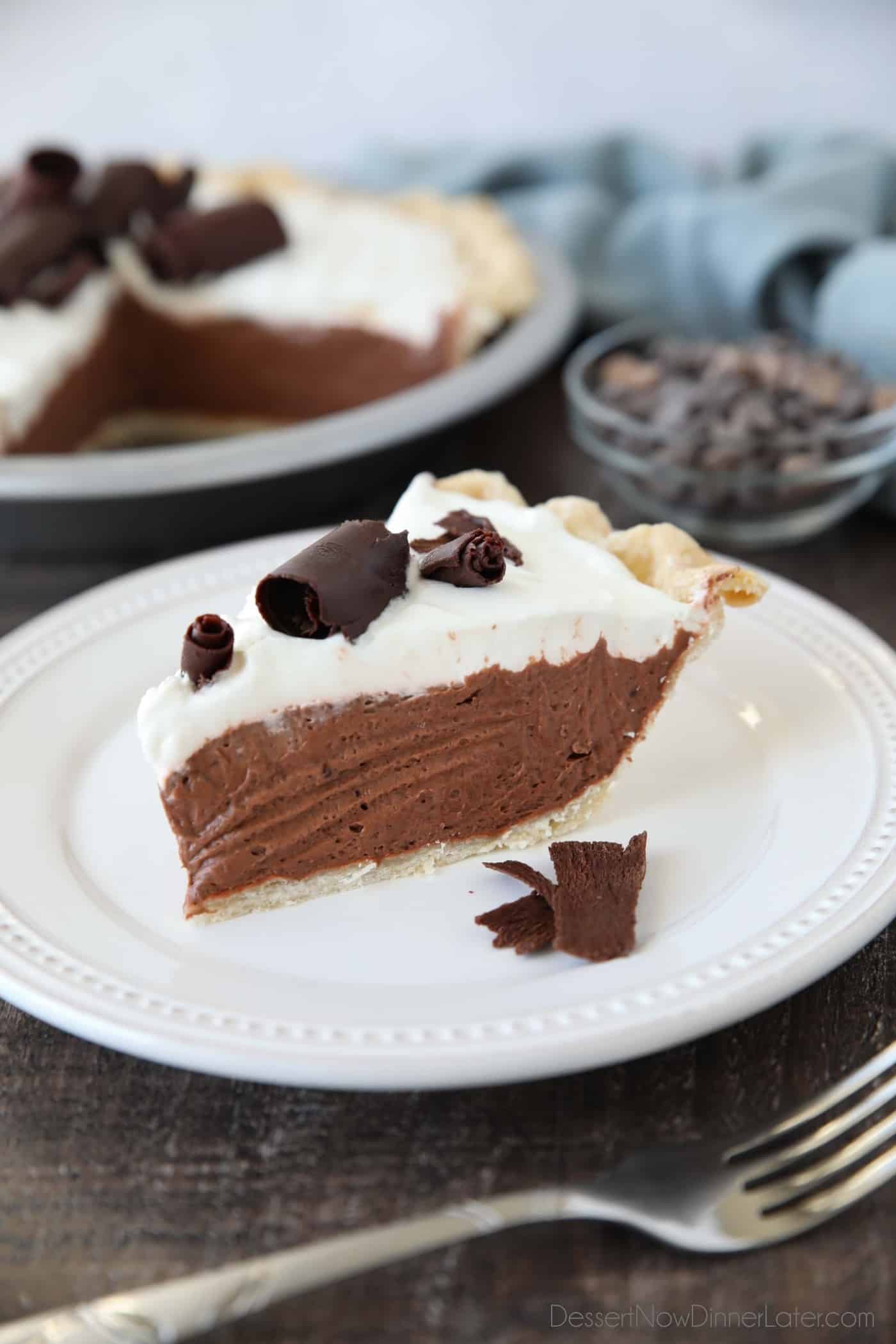 Chocolate Cream Pie + Video | Dessert Now Dinner Later