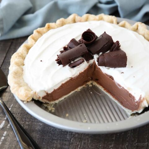 Chocolate Cream Pie + Video | Dessert Now Dinner Later