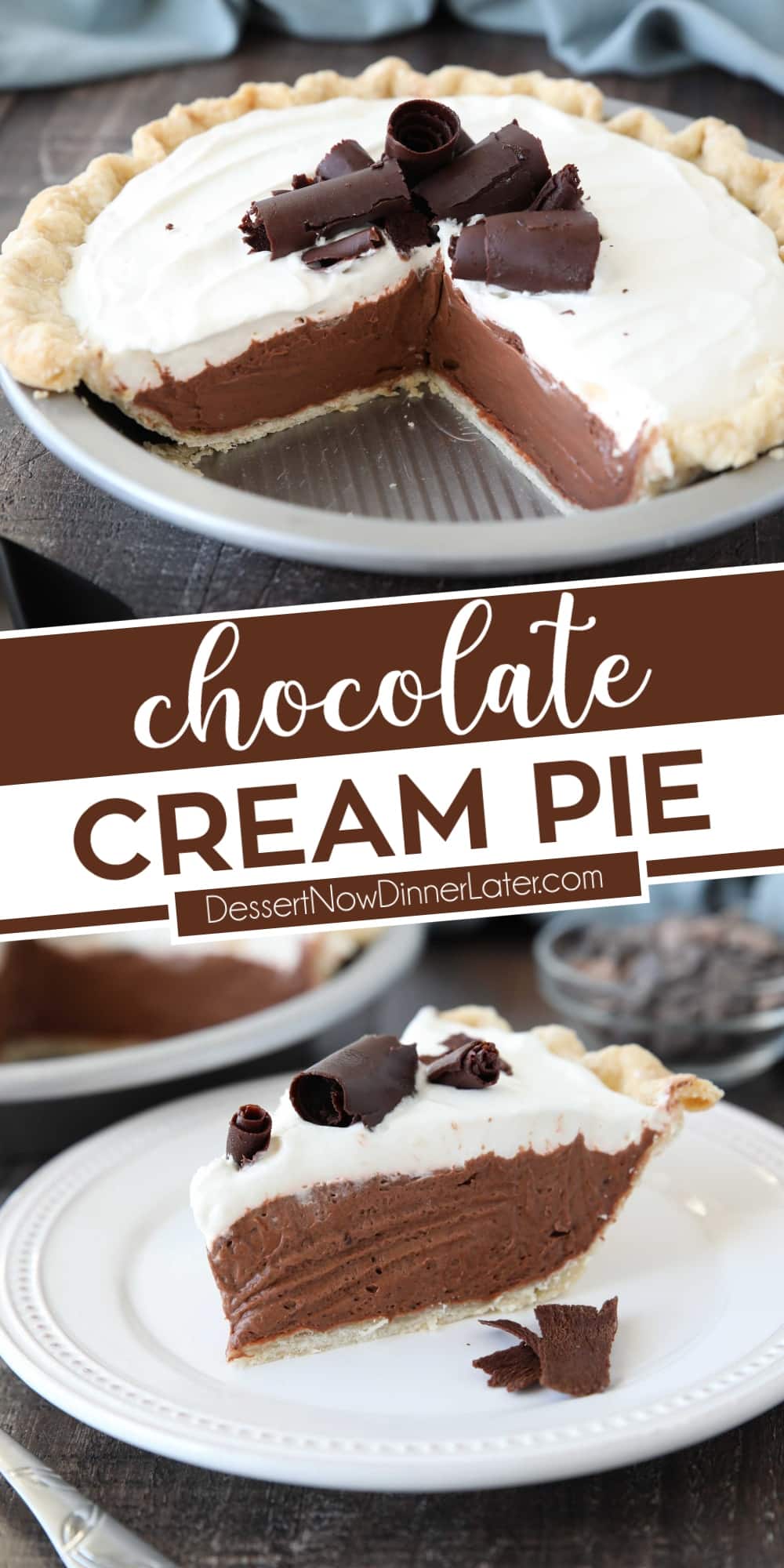 Chocolate Cream Pie Video Dessert Now Dinner Later