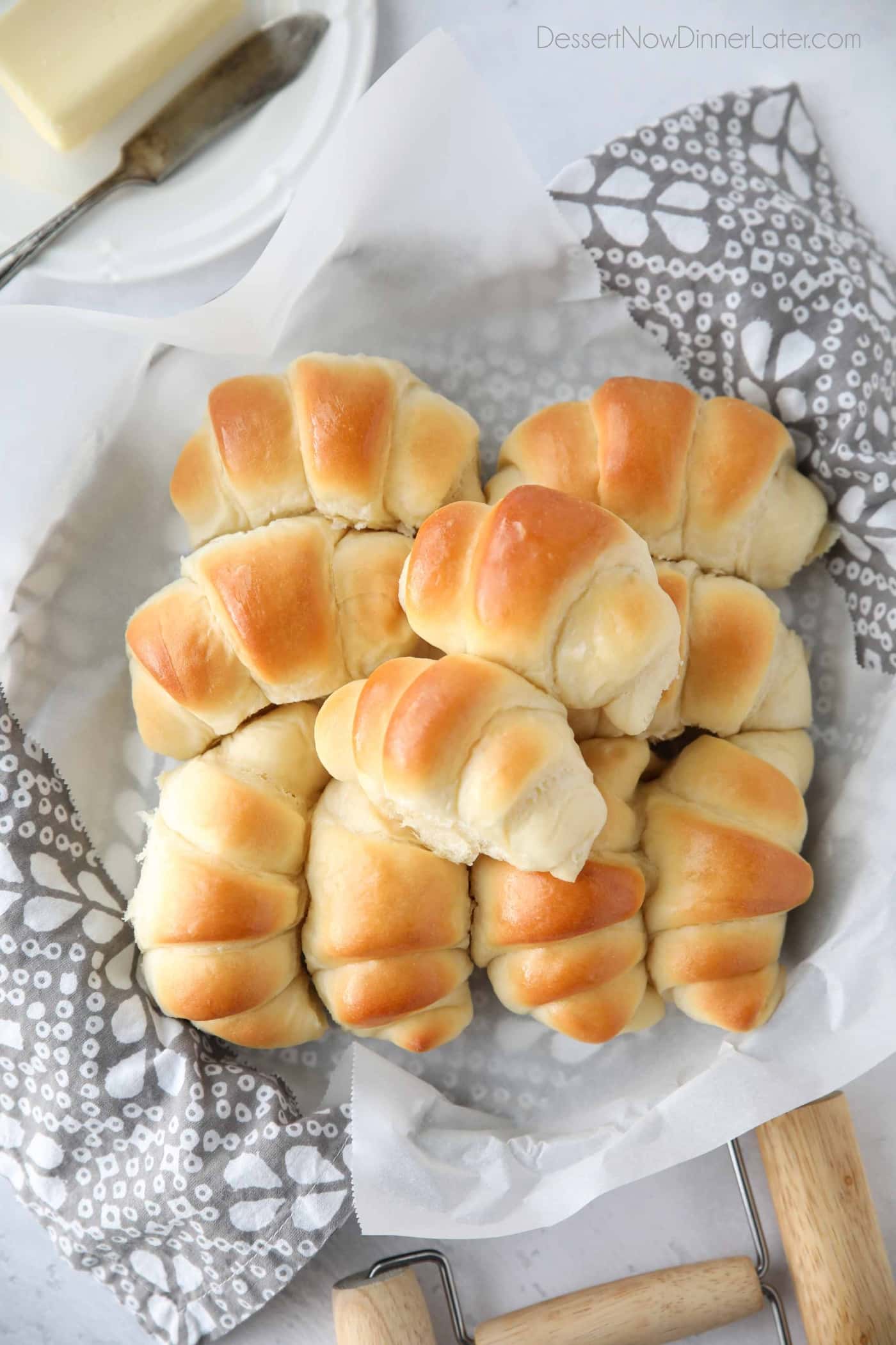 Buttery, Flaky Make-Ahead Overnight Crescent Dinner Rolls