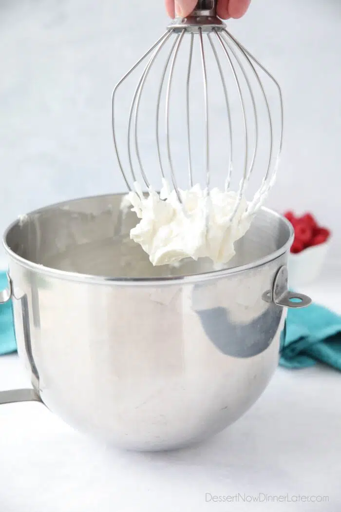 Stabilized Whipped Cream + Video (Homemade Cool Whip)