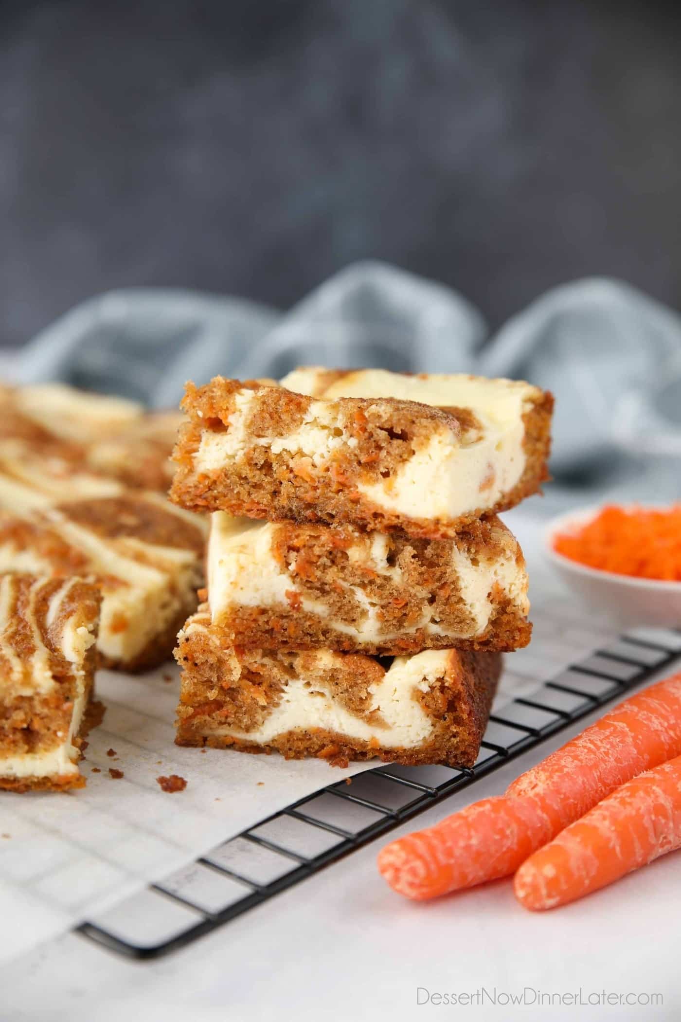 Carrot Cake Bars - Recipes Fiber