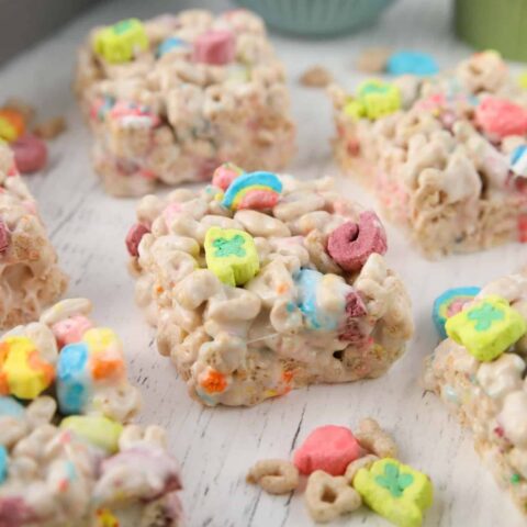 Lucky Charms Treats | Dessert Now Dinner Later